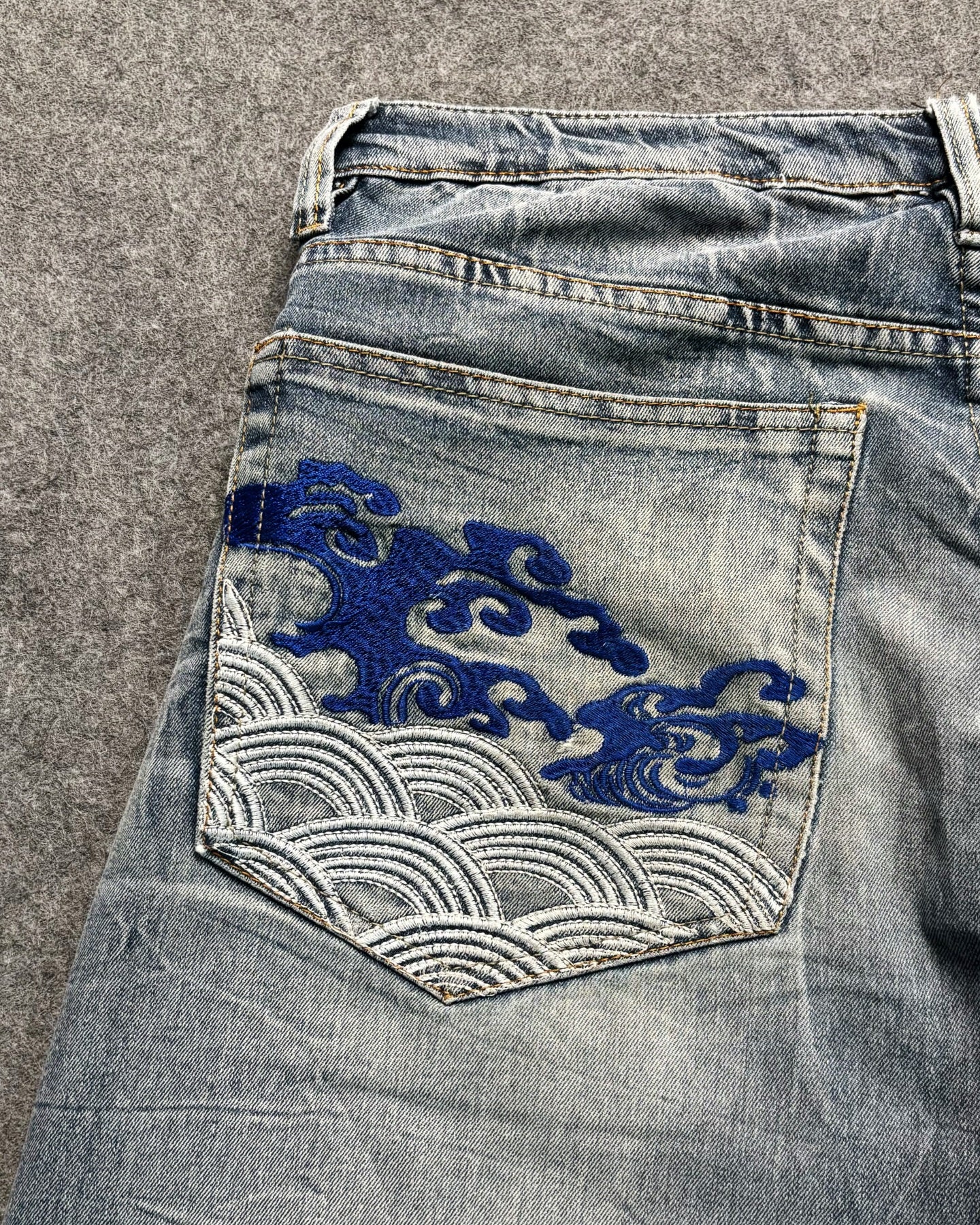 ACID JAPANESE EMBRODIERY PREMIUM DENIM 🔥 PREMIUM QUALITY